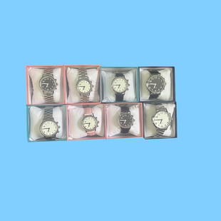 语音报时手表可报年月日星期男女款中老年手表不锈钢表带皮表带