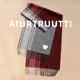 AiurtRuutti意式 男女纯羊绒老钱风人字纹 保暖商务气质围巾秋冬窄