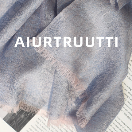 AiurtRuutti意式老钱风提花戒指绒 纯羊绒外搭披肩夏防晒空调围巾