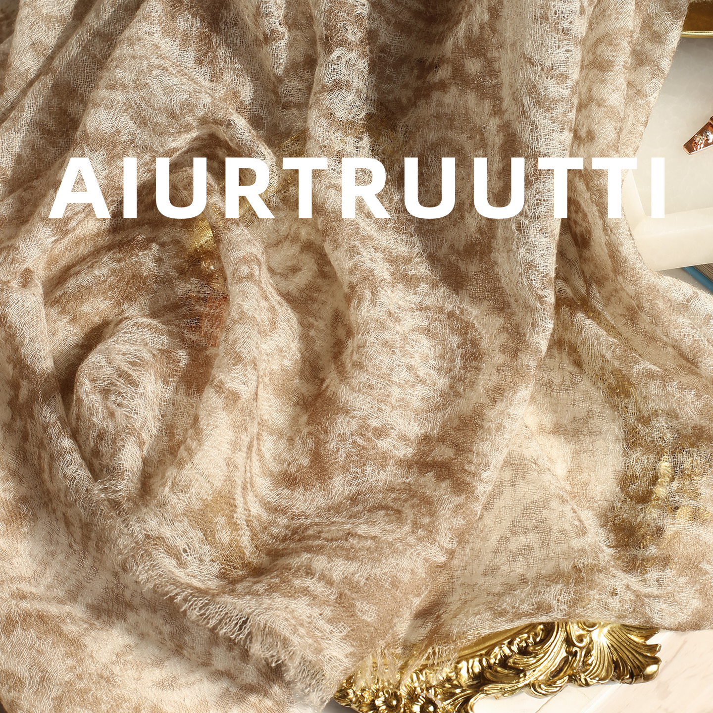 意式老钱佩斯利纯羊绒民族风披肩