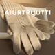 分指保暖手套 AiurtRuutti意式 W者归来纯山羊绒 鼎奢手工针织狡花