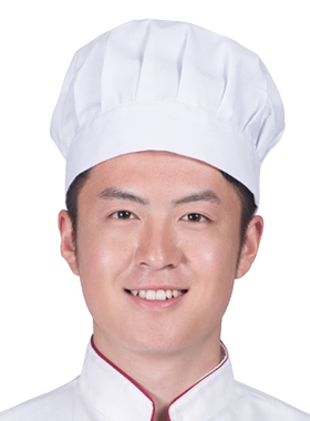 厨师帽厨房饭店服务帽蘑菇帽食品帽子防尘帽白男女士厨师工作帽子