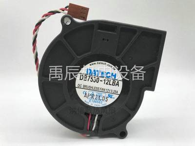 咨询议价DB7530-12LBA鼓风机 7.5cm 7530 DATECH 12V 0.25A双轴承