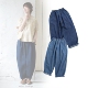 宽松休闲百搭松紧腰哈伦萝卜裤 女夏季 潮 文艺复古风牛仔裤 日系新款