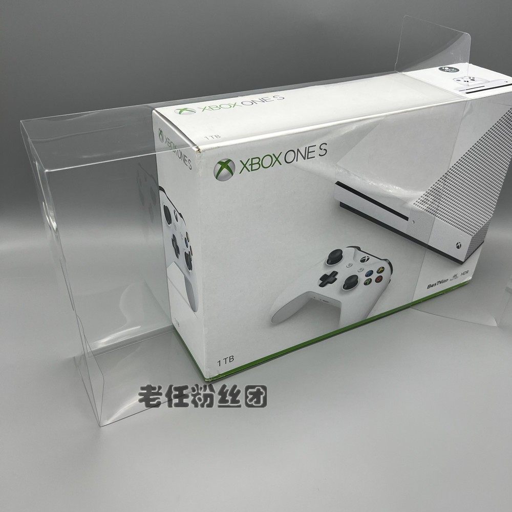 MICROSOFT XBOX ONE S 콘솔용 투명 컬렉션 보호 상자 디스플레이 상자 MINECRAFT용 범용