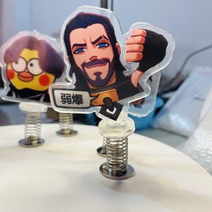 恶搞LOL英雄联盟7级成就标志亚克力钥匙扣挂件亚索狗牌表情弱爆了