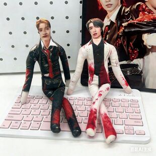 朱志鑫张桂源新音sweet venom抽象老鼠干玩偶有骨架可凹造型应援