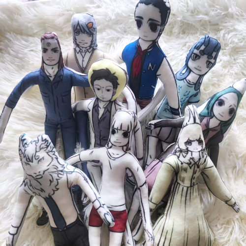 非人哉九月哪吒老鼠干抽象玩偶有铁丝毛绒周边玩具送朋友生日礼物