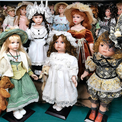 超大号俄罗斯陶瓷可爱风家居装饰