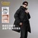 新款 羽绒服男冬季 卡宾长款 防寒加厚大衣外套 鹅绒云朵泡芙