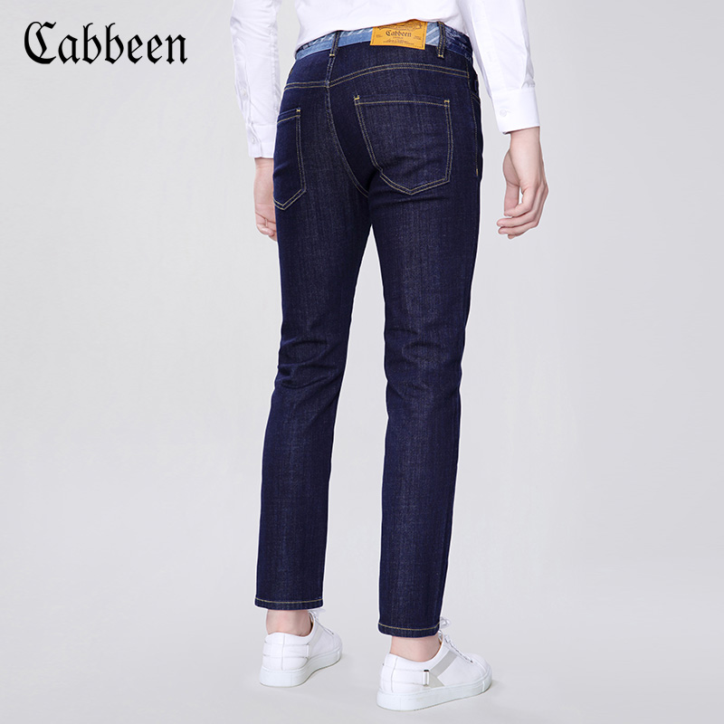 Jeans pour jeunesse pieds Slim CABBEEN 100% coton pour automne - Ref 1483790 Image 2