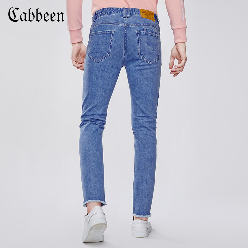 Jeans pour jeunesse CABBEEN en coton pour automne - Ref 1483693 Image 3