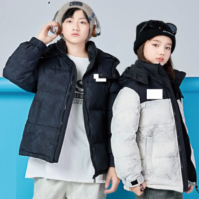 儿童羽绒服男青少年面包服九成品