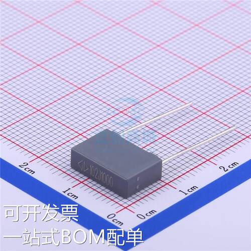 聚丙烯膜电容(CBB) C823A102J40C000 径向引线,P=10mm