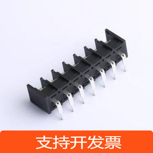 DBT40R-9.5-7P-BK-P 栅栏式接线端子 9.5mm 1x7P 排数:1 每排P数: