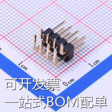 A2541WR-2x4P 排针 2.54mm 2x4P 弯插 方针 现货