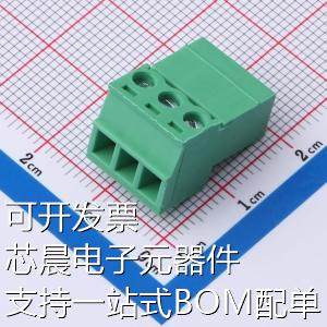 MX15EDGRK-3.81-GN01-03P-Cu-Y-A 插拔式接线端子 3.81mm 1x3P 排