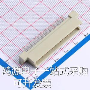 9001-37321C00A 板对板连接器 2.54mm 欧式插座 DIN 41612 P数：3