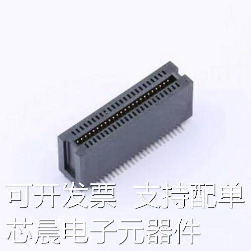 HEV48LP03BK 金手指连接器 1.27mm P数:48P SMD,P=1.27mm原装正品