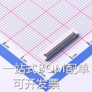 FPC-05F-30PH15 FFC/FPC连接器 0.5mm P数:30P 翻盖式 下接 原装