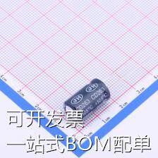 ECR1ABK102MLL100016 直插铝电解电容 1000uF ±20% 10V 现