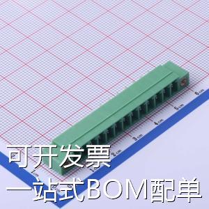 DB2EVM-3.81-13P-GN 插拔式接线端子 板端/插座-闭口 1x13P 3.81m