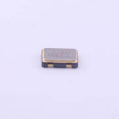 S5D3.579545B20F30T 3.579545MHz ±20ppm 3.3V CMOS SMD5032-4P