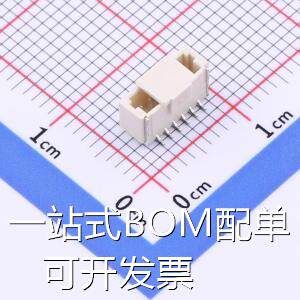 HDGC1002WV-S-6P 线对板/线对线连接器 SH 1mm 立贴 存储器 原装