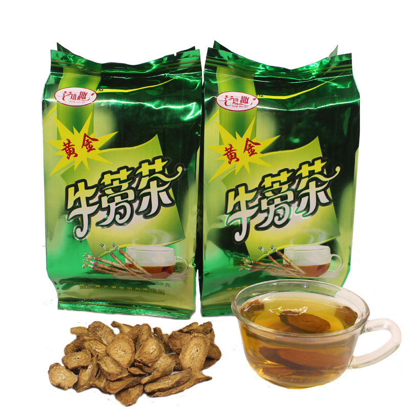 徐州特产黄金牛蒡茶258克  新鲜牛蒡根片 牛膀茶牛旁茶两包包邮