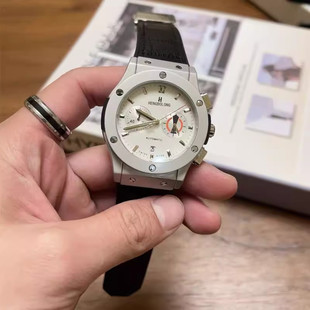 宇博时尚机械多功能五针潮流男表硅胶带防水透底个性休闲男士手表