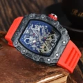 Red with Black Shell