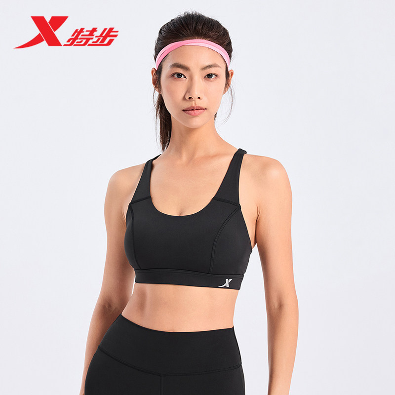 特步运动BRA女26新款春季运动背心训练百搭跑步内衣976328590414