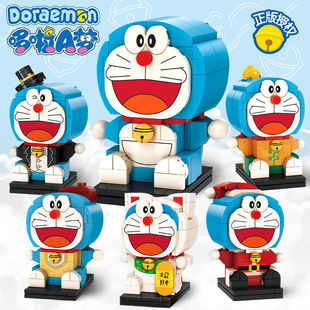 keeppley大雄房间大熊的哆啦a梦积木儿童玩具男女孩拼装【现货】