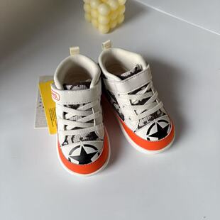 吉普jeep春秋四季单鞋男女宝宝儿童皮面网布休闲防滑运动鞋
