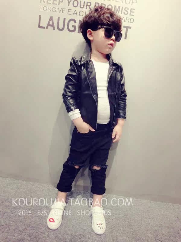 Blouson enfant en cuir PU - Ref 2159465 Image 5