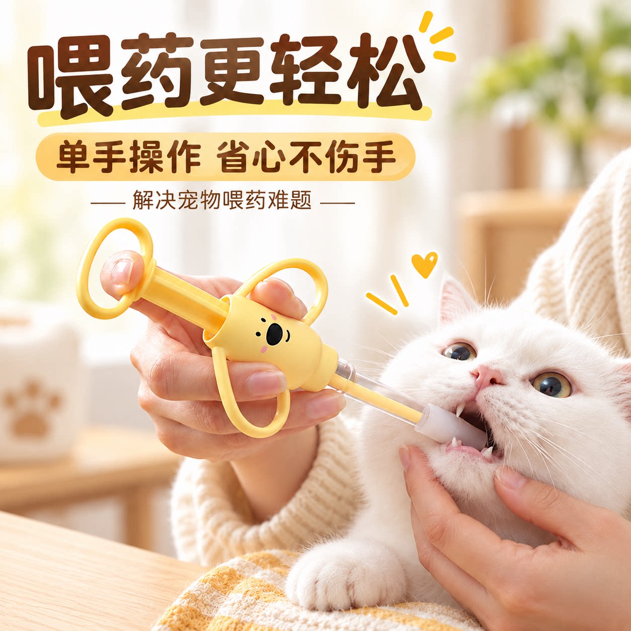 宠物喂药器软硅胶猫咪狗狗辅助器幼犬喂药针筒药片胶囊液体喂药器