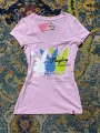 Pink Three Rabbits Short Sleeve