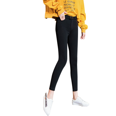 裤子冬季加绒加厚外穿