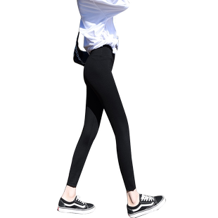 芭比裤女2022年冬新款加厚芭比伦女裤外穿打底沙鱼裤女加绒鲨皮裤