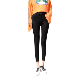 小个子加绒裤子八分打底裤女冬外穿不起球不抽丝小黑裤2022秋冬款