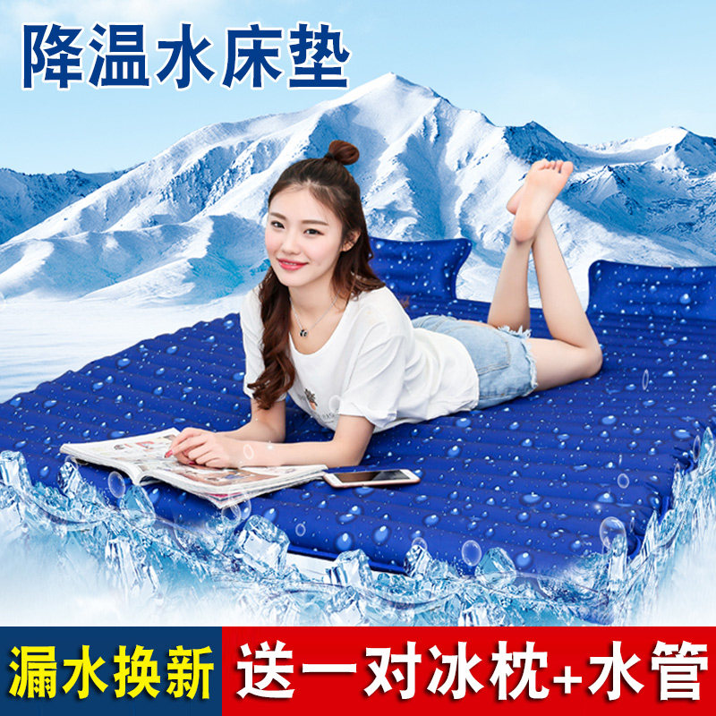 水床双人水床垫家用夏天降温水垫冰垫充气注水两用消暑神器大波浪