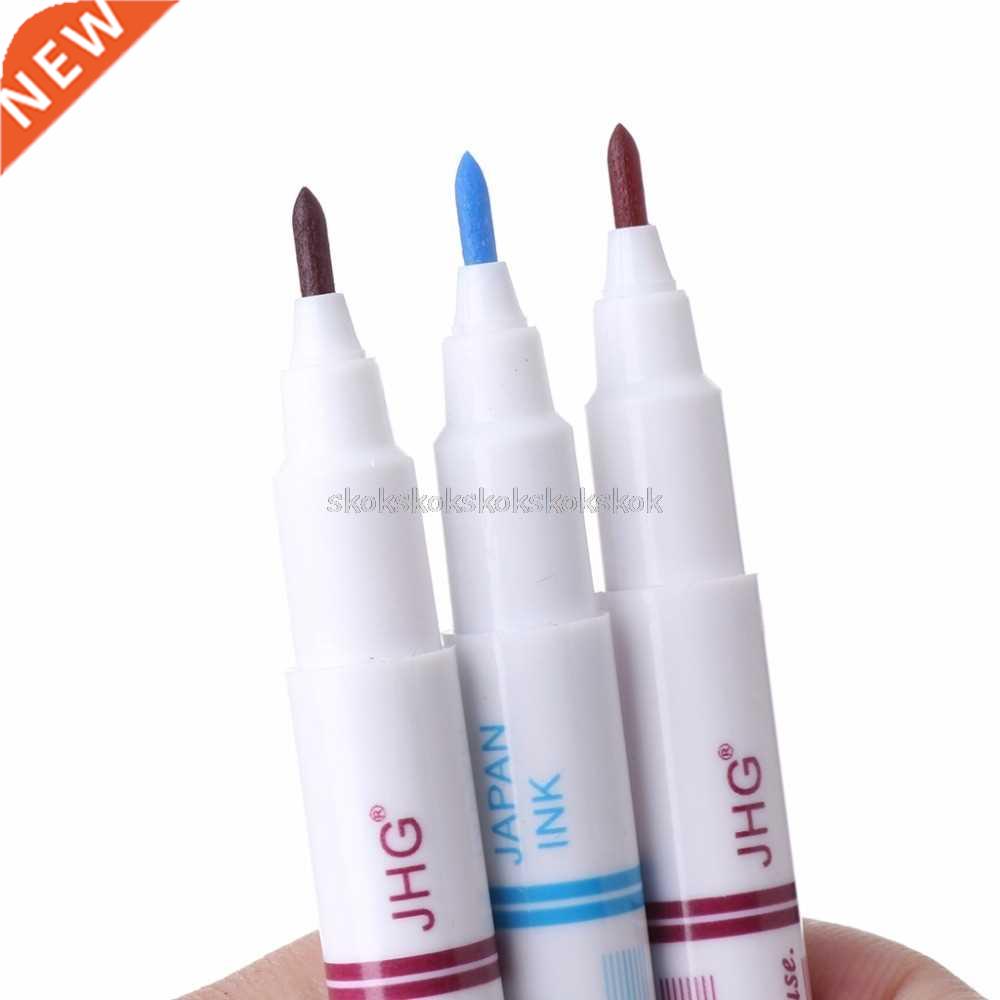 3pcs Useful Double Head Red Blue Purple Air Erasable Pen Fab