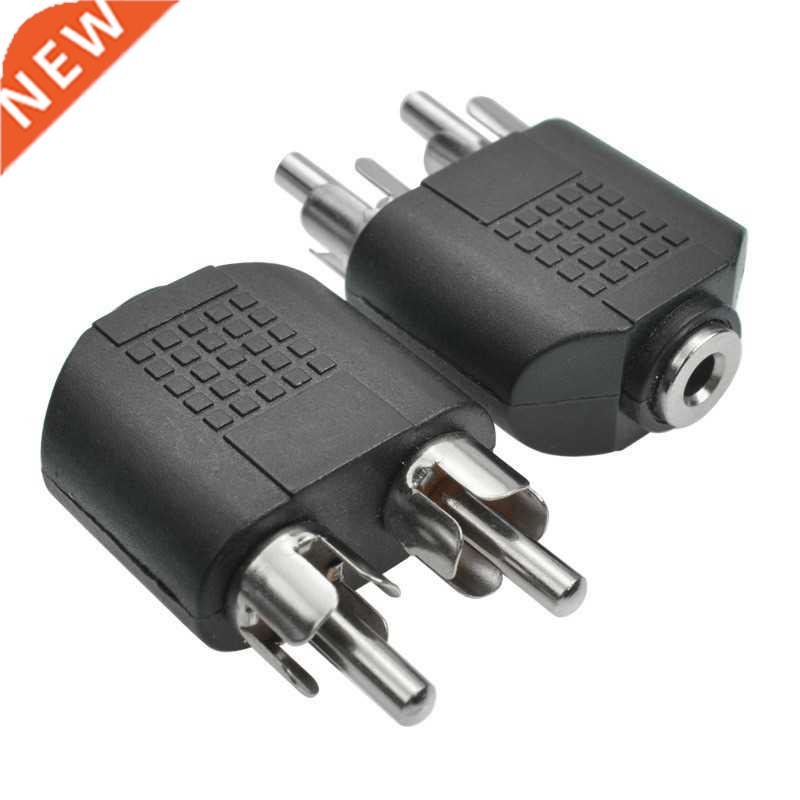 5PCS 3.5mm Audio Stereo Jack Female To 2 RCA Male Audio