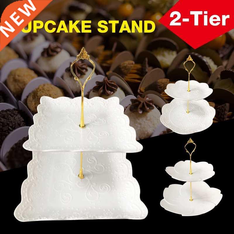 1Pc Vintage Desktop Cupcake Plate Stand Wedding Birthday