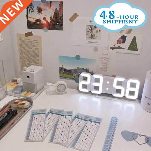 Nordic Digital Alarm Clocks Wall Clocks Hanging Watch Snooze