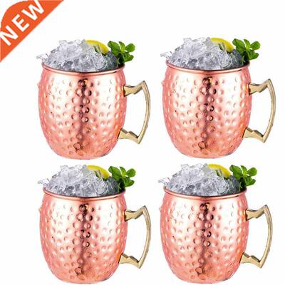 1/ 4 Pieces 550ml 18 Ounces Moscow Mule Mug Stainless Steel