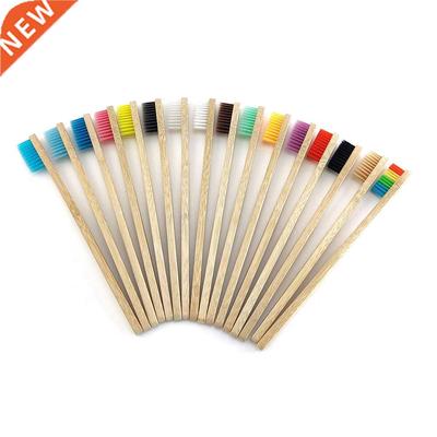 12pcs Environmental Bamboo Charcoal Toothbrush For Oral Heal