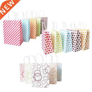 Gift Bags 16x22cm Favors Paper Wedding 10Pcs Handles with