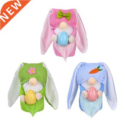 Easter Decorations Long Ears Rabbit Faceless Doll Doll