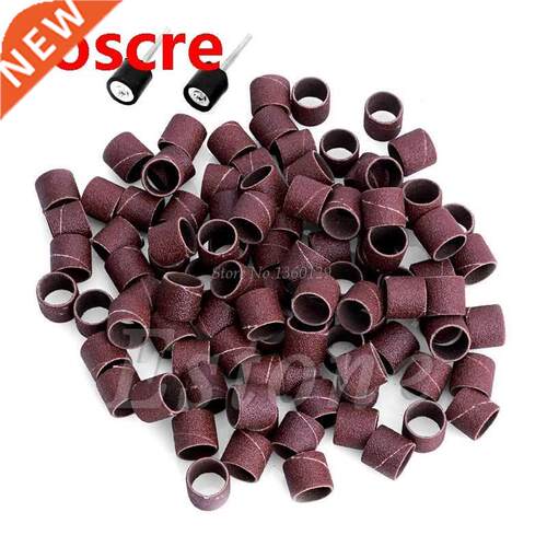 100pc Refills Grit Sanding Paper Bands 1/2